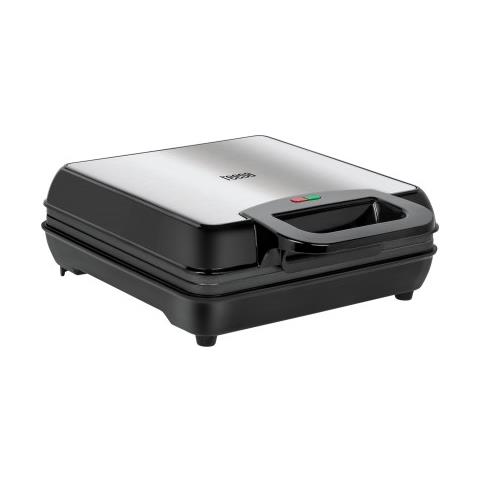 TSA3224 piastra per waffle 4 waffle 1100 W Nero, Acciaio inox - Foto 1