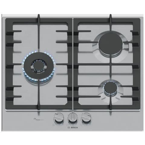 Piano Cottura A Gas Da 60 Cm Con 3 Fuochi, 8000 W - Pcc6a5i90 - Foto 1