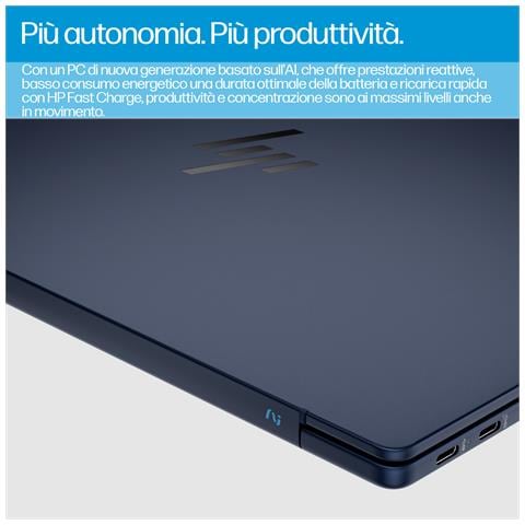 Notebook EliteBook Ultra G1q Copilot+ PC Qualcomm Snapdragon X1E-78-100 Monitor 14" Touch Screen 2.2K RAM 32 GB LPDDR5x-SDRAM 1 TB SSD Wi-Fi 7 (802.11be) Windows 11 Pro Blu - Foto 13