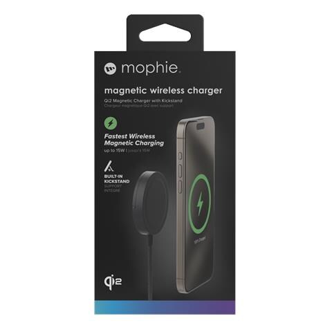 Qi2 Magnetic Charger Smartphone Nero USB Carica wireless Ricarica rapida Interno - Foto 4