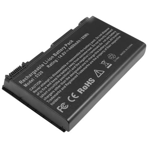 Batteria Li-ion 4400mah Per Pc Portatile Acer Extensa 5120 14.8v - Foto 1
