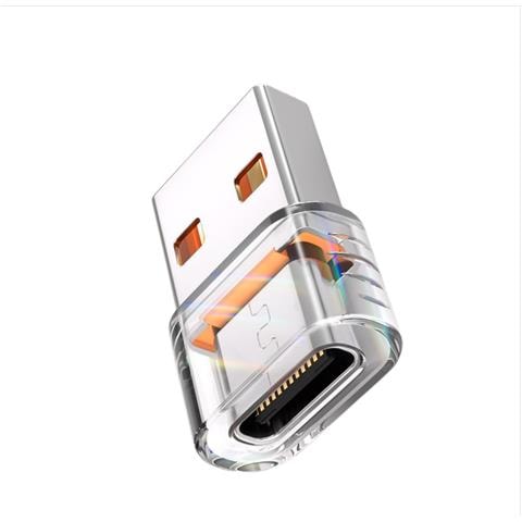 Adattatore Usb 2.0 A Type-c Trasparente Per Trasferimento Dati E Ricarica - Foto 2