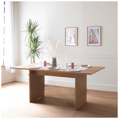 Tavolo In Legno In Stile Scandinavo 180cm Alma - Foto 2
