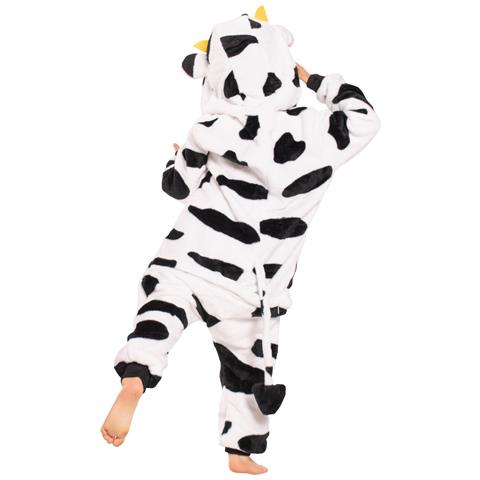 Pigiama Per Bambini Kigurumi Onesie Costume Mucca 115-125 Cm - Foto 6