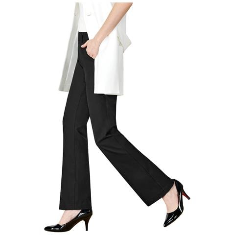 Pantaloni Da Donna A Zampa Eleganti Antracite Lunghezza 74 Cm S - Foto 1