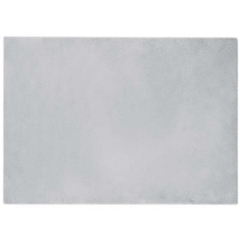 Tappeto in Pelliccia Sintetica di Coniglio Olite Grigio - Foto 1
