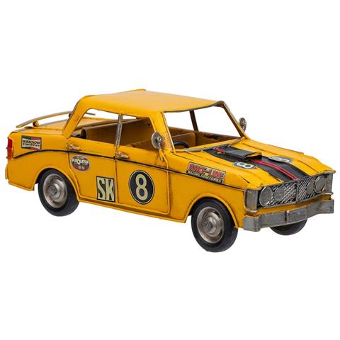 Auto In Metallo Giallo 27x12,5x9,5h - Foto 1