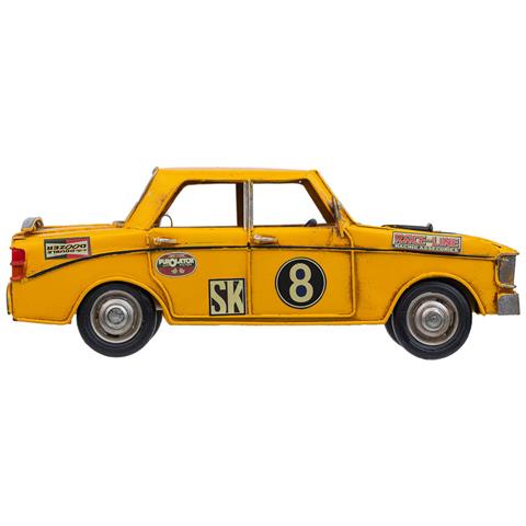 Auto In Metallo Giallo 27x12,5x9,5h - Foto 2