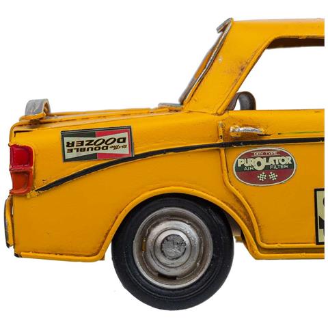 Auto In Metallo Giallo 27x12,5x9,5h - Foto 8