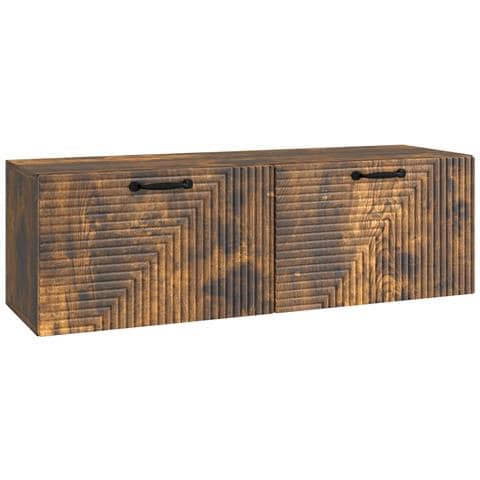 Mobile Porta TV da Muro Rovere Fumo 98 x 31 x 30 cm - Foto 1