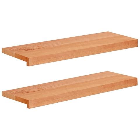 Tappeti per scale 2 pz 80 x 30 x 2 cm Vernice - Foto 1