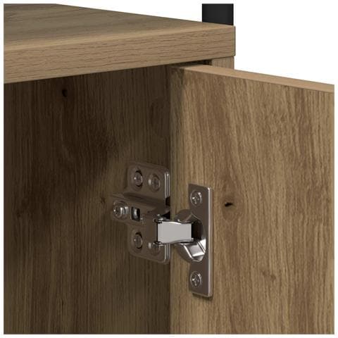 Armadio da Notte 2 pz Rovere Artigianale Legno ingegnerizzato - Foto 9