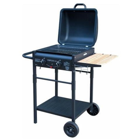 Barbecue gas Pietra Lavica con Griglia Cromata - Foto 1