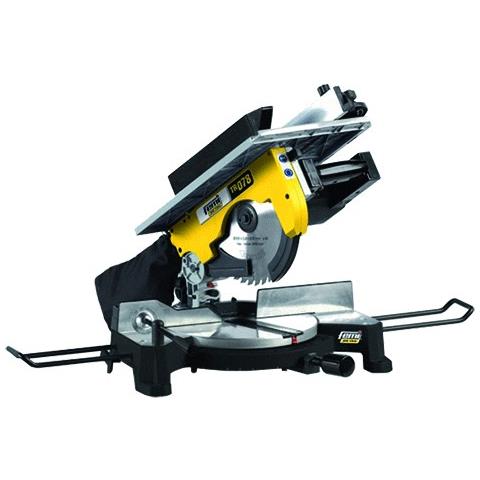 Troncatrice Tr 078 1800w, Lama In Widia 40 Denti Diametro 250mm, Capacita' Di Taglio 90°. Piano Superiore Con Goniometro - Foto 4