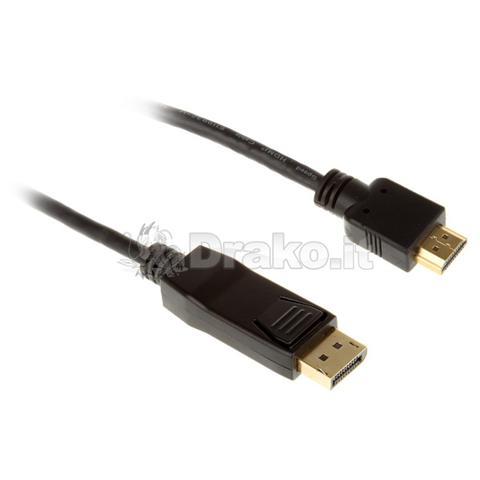 Cavo 17183 DisplayPort, HDMI Maschio / maschio Nero 3m - Foto 2