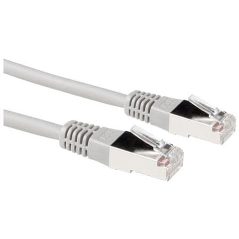 Cavo Rete - Categoria 5e - for Dispositivo di rete - 7 m - 1 x RJ-45 Maschio Rete - 1 x RJ-45 Maschio Rete - Cavo patch - Placcato Oro - Grigio - Foto 1