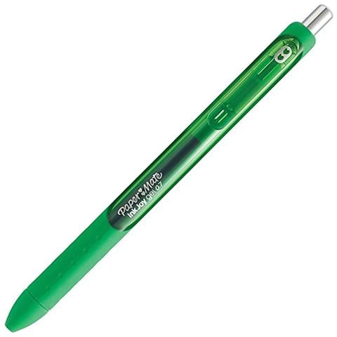 Penna a Sfera Scatto Inkjoy Gel 0.7mm Colore Verde 12 Pezzi - Foto 3