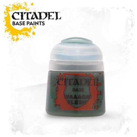 2 Pezzi Citadel Colore Acrilico Waaagh Flesh 12 Ml 2 Confezioni Warhammer - Foto 1