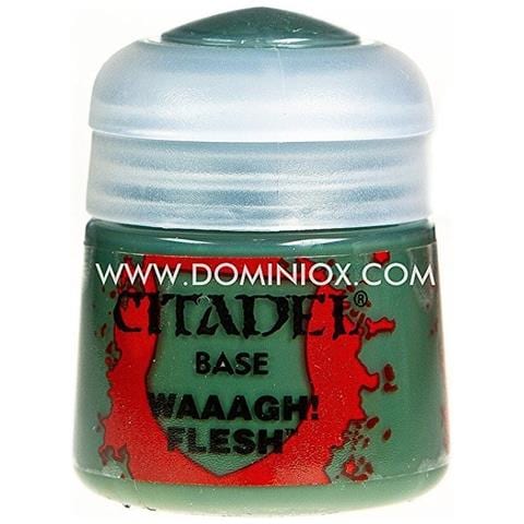 2 Pezzi Citadel Colore Acrilico Waaagh Flesh 12 Ml 2 Confezioni Warhammer - Foto 4