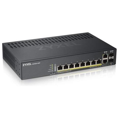 Switch Serie GS1920v2 con 8 Porte Gigabit Ethernet 10/100/1000 PoE / 2 x Gigabit SFP - Foto 1