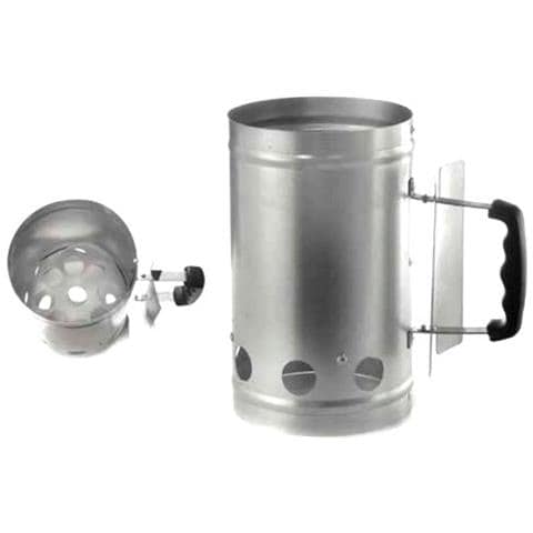 Accenditore Barbecue Carbonella Acciaio 17 X 27 Cm Combustione Rapida - Foto 3