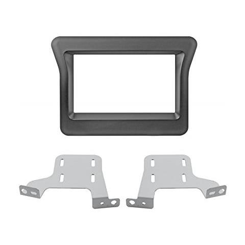 Mascherina Adattatore Autoradio 03720 Con Foro 2din Nero Renault Master Opel Movano Nissan Nv 400 Dal 2010 - Foto 1