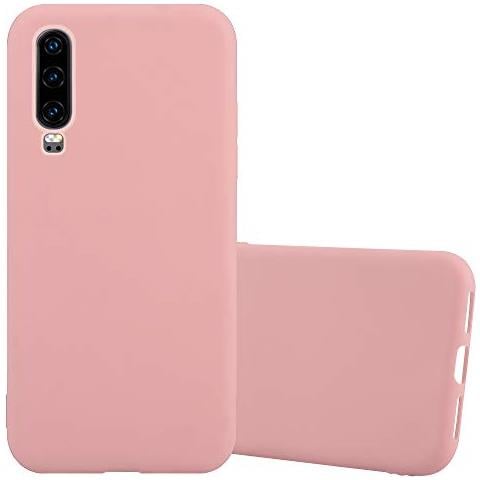Custodia Compatibile Con Huawei P30 In Candy Rosa - Coperchio Protettivo In Silicone Tpu Flessibile - Foto 1