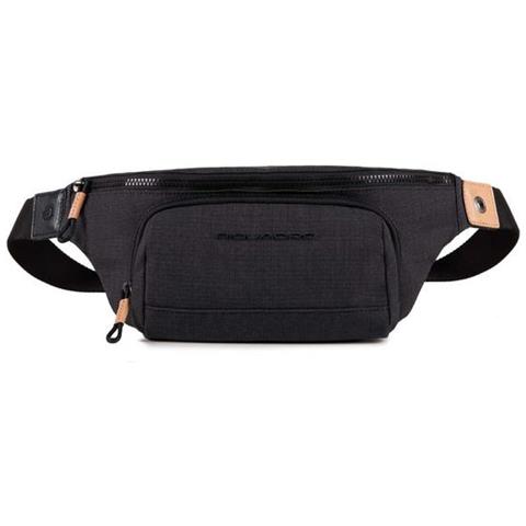 PIQUADRO - Marsupio Blame Marsupio In Pelle E Tessuto Nero Ca4450bl / n -  ePRICE