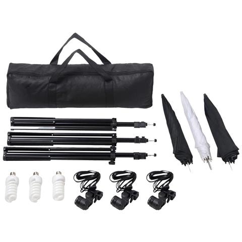 Kit Studio Fotografico Con Set Luci E Fondale - Foto 2