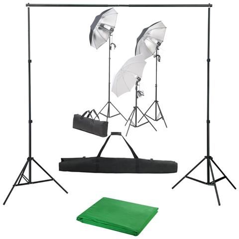 Kit Studio Fotografico Con Set Luci E Fondale - Foto 1