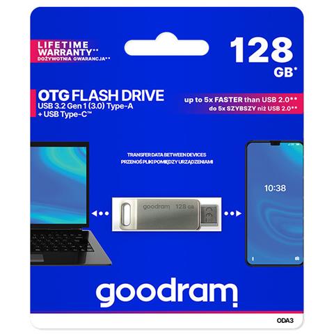 Dualdrive Otg 128gb Usb 3.2 + Type C - Foto 1