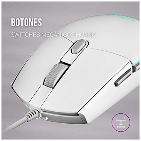 Mmgw, Mouse Gaming Bianco, Rgb Flow, Anti-scivolo, Mac / windows / linux - Foto 2