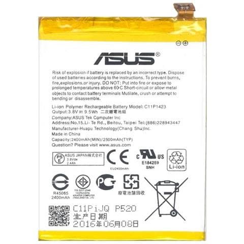 Batteria Litio Interna Asus C11p1423 Per Zenfone 2 Ze500cl 2500mah Bulk - Foto 1