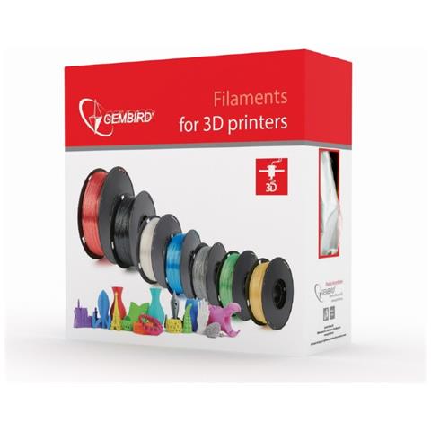 PLA filamento di plastica per le stampanti 3D, diametro 1,75 millimetri, nero - Foto 1