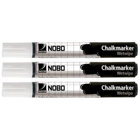 Nobo Pennarelli A Inchiostro Liquido Bianchi (3)  - Foto 1