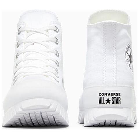 Scarpe Chuck Taylor All Star Lugged 2.0 Hi Taglia 37 Codice A00871c Bianco - Foto 11