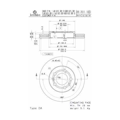 Disco Freno 09701111 - Foto 1