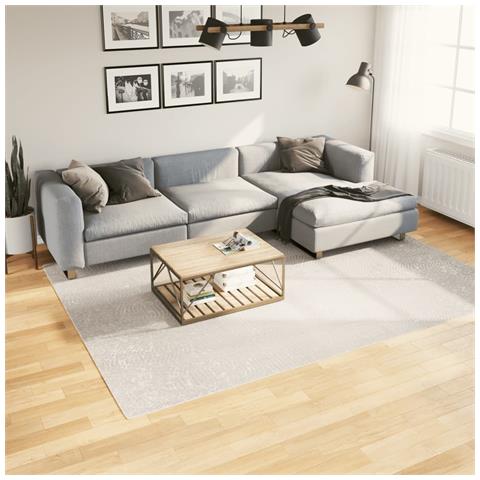 Tappeto Iza A Pelo Corto Aspetto Scandinavo Crema 200x280 Cm - Foto 1