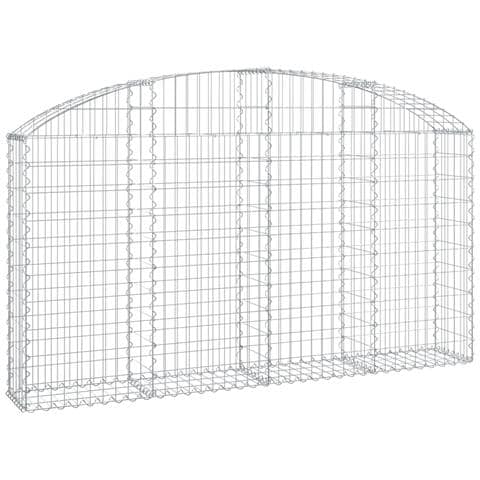 Cesto Gabbione Ad Arco 200x30x100/120 Cm Ferro Zincato - Foto 1