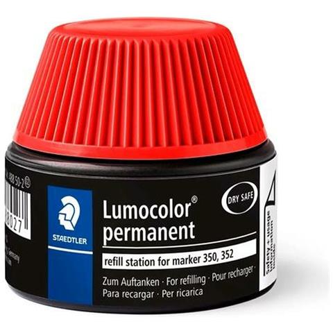 Ricarica Inchiostro Staedtler Lumocolor 350/352 Permanente Nero 30 Ml - Foto 1