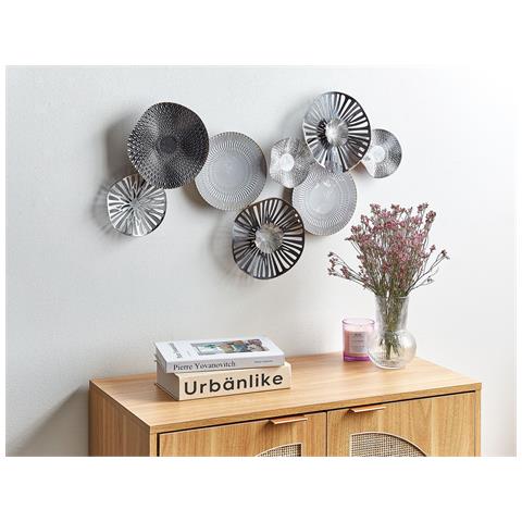 Decorazione Da Parete Ferro Nero E Grigio Tennessine - Foto 1