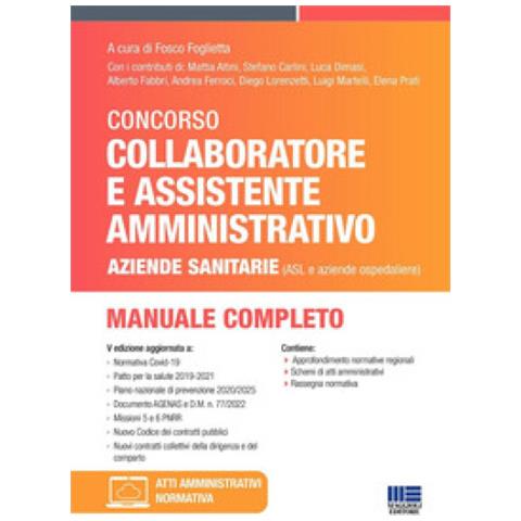 Concorso Per Collaboratore E Assistente Amministrativo Nelle Aziende Sanitarie (asl E Aziende Ospedaliere). Manuale Di Preparazione - Foto 1
