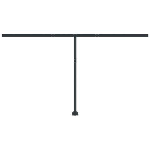 Set Pali per Tenda da Sole Antracite 450x245 cm Ferro - Foto 3