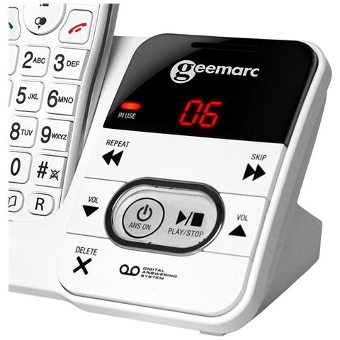 Telefono Cordless Senior Pack Mobility 295 + Cordless Con Tasti Foto, Bianco - Foto 2