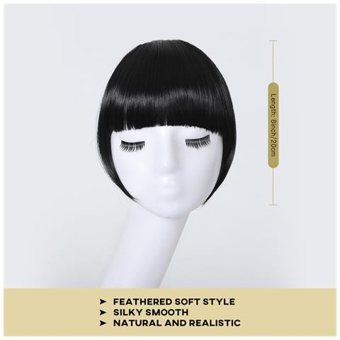 Parrucca Chic Da Donna, Regolabile E Traspirante Black - Foto 2