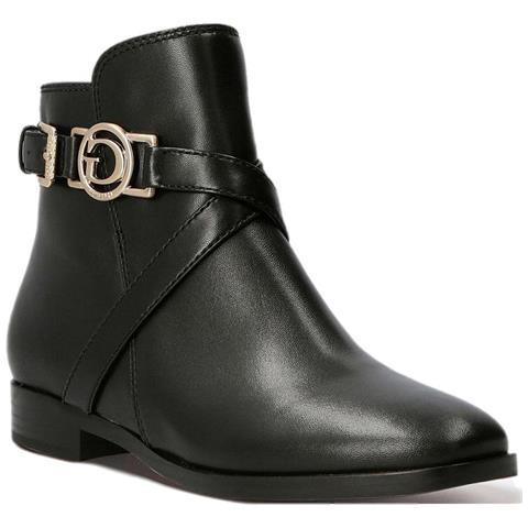 Floriza Black Booties Booties Pelle Scarpe Donna Nero Eu 36, Fl7frz Lea09 Black - Foto 1