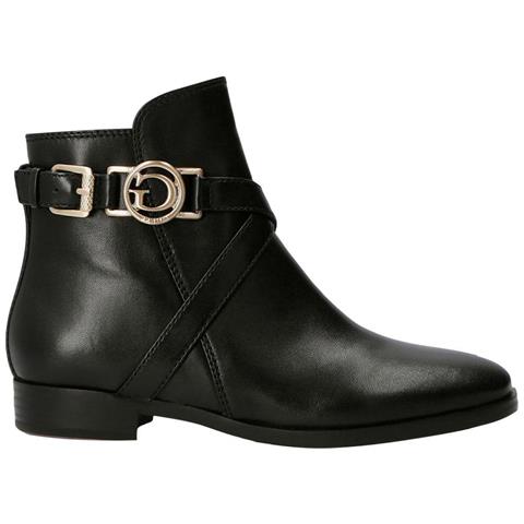 Floriza Black Booties Booties Pelle Scarpe Donna Nero Eu 36, Fl7frz Lea09 Black - Foto 3