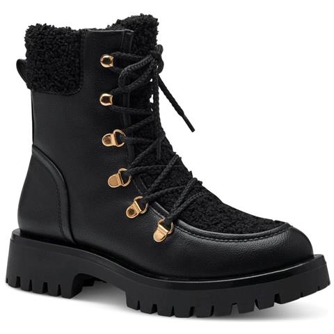 Black Casual Closed Booties Stivaletti Tessile Scarpe Donna Nero Eu 36, 1-26288-41 001 - Foto 1