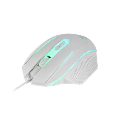 MCP124W Tastiera Mouse incluso USB QWERTY Spagnolo Bianco - Foto 4