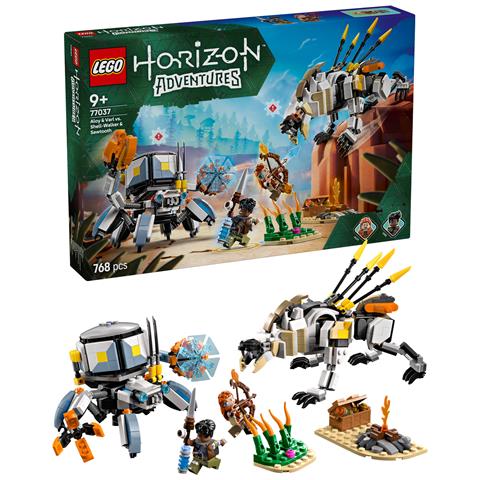 Horizon Adventures 77037 Aloy e Varl Contro Arcapode e Secodonte, Gioco per Bambini 9+ con 2 Modelli di Robot Giocattolo - Foto 2
